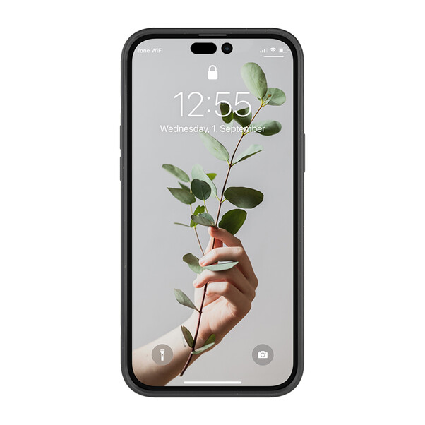 Woodcessories Clear Case für iPhone 14 Pro Max, schwarz&gt;
