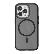 Woodcessories Clear Case Magsafe für iPhone 14 Pro, schwarz&gt;