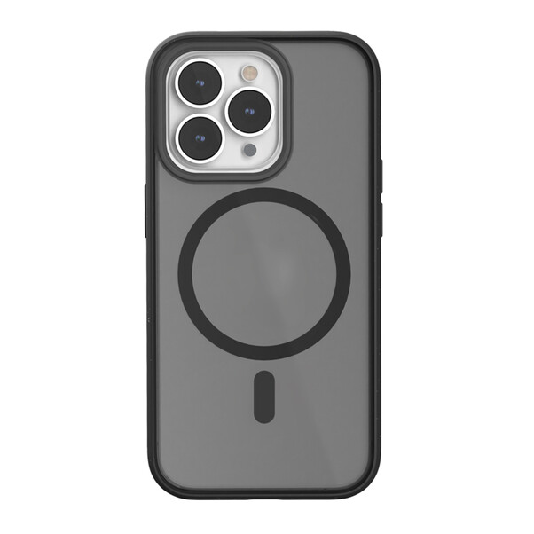 Woodcessories Clear Case Magsafe für iPhone 14 Pro, schwarz&gt;
