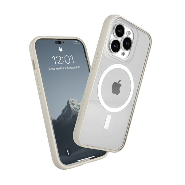 Woodcessories Clear Case Magsafe für iPhone 14 Pro, weiß&gt;