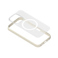 Sie sehen das Produktbild 04 von Woodcessories Clear Case Magsafe für iPhone 14 Pro, weiß> Woodcessories Clear Case Magsafe für iPhone 14 Pro, weiß>