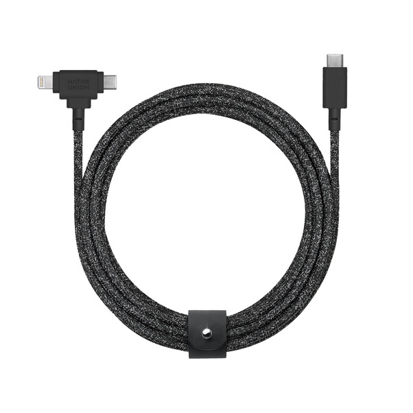 Native Union Belt Duo Universal Kabel 1.5m, cosmos/schwarz
