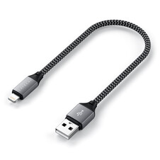 Satechi USB-A zu Lightning Kabel 25cm, space grau