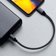 Satechi USB-A zu Lightning Kabel 25cm, space grau