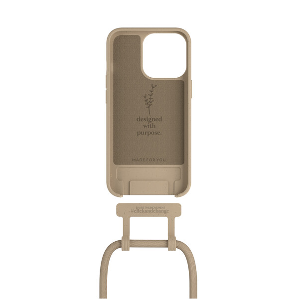 Woodcessories Change Case für iPhone 14 Pro Max, taupe&gt;