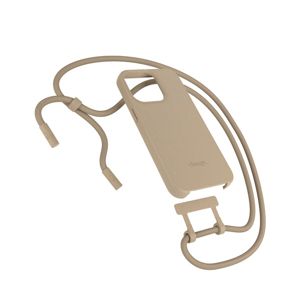 Woodcessories Change Case für iPhone 14 Pro Max, taupe&gt;