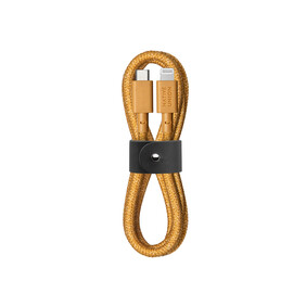 Native Union Belt Lightning auf USB-C Kabel 1.2m, senfgelb