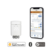 Eve Thermo, Heizkörperthermostat mit Display &amp; Touchbedienfeld (Austria)