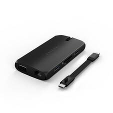 Satechi Type-C On-the-Go Multiport Adapter, schwarz