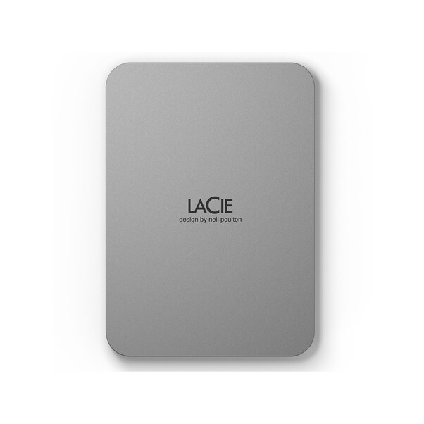 LaCie Mobile Drive V2, 1TB, Moon Silver