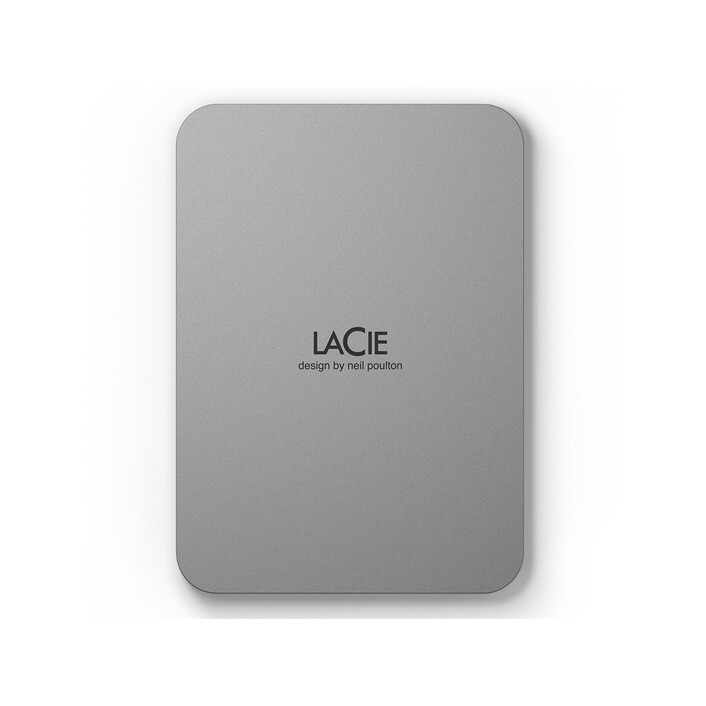 LaCie Mobile Drive V2, 1TB, Moon Silver
