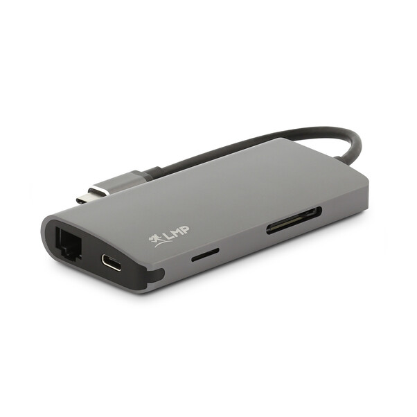 Sie sehen das Produktbild 01 von LMP USB-C mini Dock, space grau LMP USB-C mini Dock, space grau
