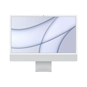 iMac 24&amp;quot; mit 4.5K Retina, M1 Chip 8-Core CPU und 8-Core GPU, 8GB, 256GB SSD, silber