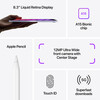 iPad mini Wi-Fi + Cellular, 64GB mit Retina Display, polarstern, (6.Gen.)>