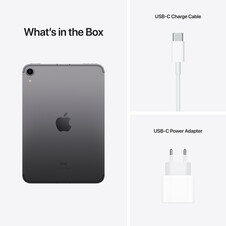 iPad mini Wi-Fi + Cellular, 256GB mit Retina Display, space grau, (6.Gen.)>