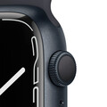 Apple Watch Series 7 GPS, Aluminium mitternacht, 45 mm mit Sportarmband, mitternacht&gt;
