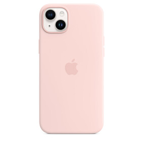 Apple iPhone 14 Plus Silikon Case mit MagSafe, kalkrosa&amp;gt;