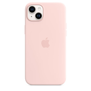 Apple iPhone 14 Plus Silikon Case mit MagSafe, kalkrosa&amp;gt;
