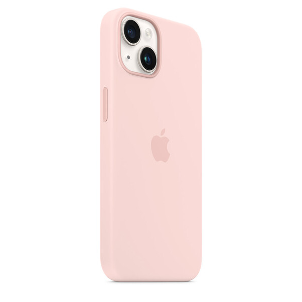Apple iPhone 14 Plus Silikon Case mit MagSafe, kalkrosa&gt;