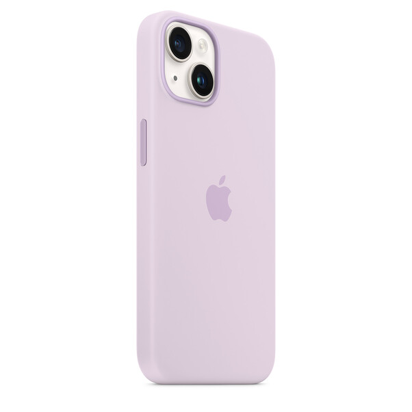 Apple iPhone 14 Plus Silikon Case mit MagSafe, flieder