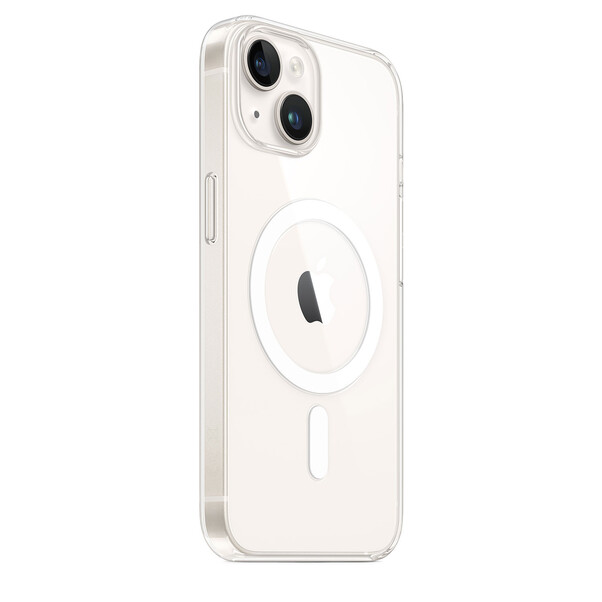 Sie sehen das Produktbild 02 von Apple iPhone 14 Clear Case mit MagSafe> Apple iPhone 14 Clear Case mit MagSafe>