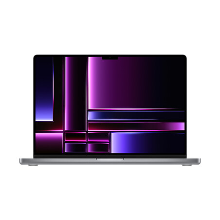 MacBook Pro 16" mit M2 Pro Chip 12-Core CPU und 19-Core GPU, 16GB, 1TB SSD, space grau>