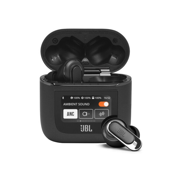 JBL Tour Pro 2 TWS, kabelloser In-Ear Bluetooth Kopfhörer, schwarz >