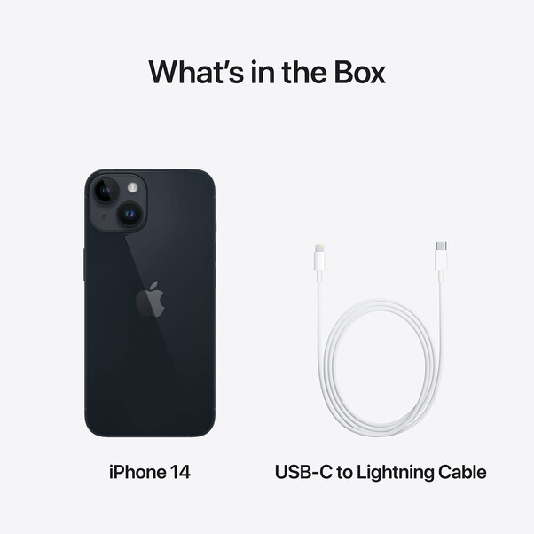 iPhone 14, 128GB, mitternacht&gt;