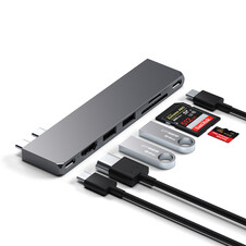 Satechi Type-C Pro Hub Slim, space grau
