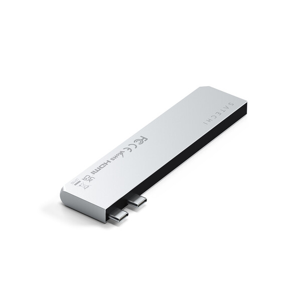 Sie sehen das Produktbild 02 von Satechi Type-C Pro Hub Slim, silber Satechi Type-C Pro Hub Slim, silber