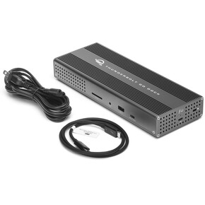 Sie sehen das Produkt OWC 11-Port Thunderbolt 4 Go Dock, space grau, Produktbild: 01 OWC 11-Port Thunderbolt 4 Go Dock, space grau