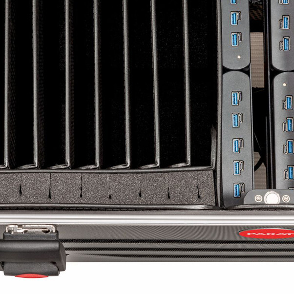PARAT Case TC16, TwinCharge, USB-C, ohne Kabel, schwarz
