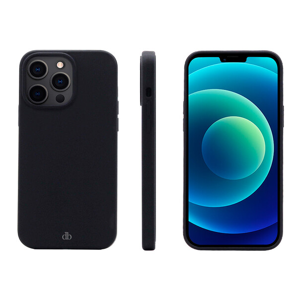 Sie sehen das Produktbild 02 von dbramante Monaco Silikon Case für iPhone 13 Pro Max, schwarz> dbramante Monaco Silikon Case für iPhone 13 Pro Max, schwarz>