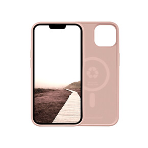 dbramante Monaco Silikon Case mit MagSafe für iPhone 14, rosa &amp;gt;