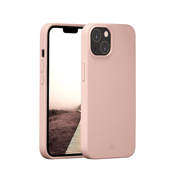 dbramante Monaco Silikon Case mit MagSafe für iPhone 14, rosa >