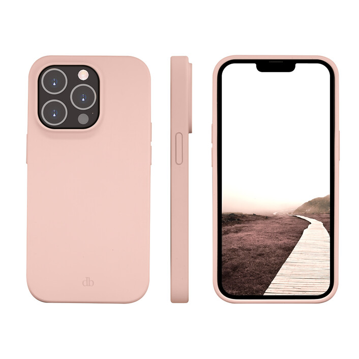 dbramante Monaco Silikon Case mit MagSafe für iPhone 14 Pro, rosa
