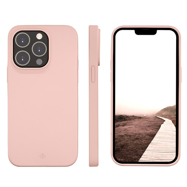 dbramante Monaco Silikon Case mit MagSafe für iPhone 14 Pro Max, rosa
