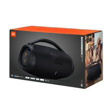 JBL Boombox 3 Wi-Fi, tragbarer Bluetooth-Lautsprecher, schwarz