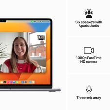 MacBook Air 15" M2 Chip 8-Core CPU und 10-Core GPU, 8GB, 512GB SSD, space grau>