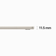 MacBook Air 15" M2 Chip 8-Core CPU und 10-Core GPU, 8GB, 256GB SSD, polarstern>