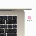 MacBook Air 15" M2 Chip 8-Core CPU und 10-Core GPU, 8GB, 256GB SSD, polarstern>