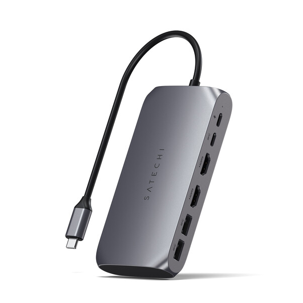 Sie sehen das Produktbild 03 von Satechi USB-C Multimedia Adapter M1, space grau Satechi USB-C Multimedia Adapter M1, space grau