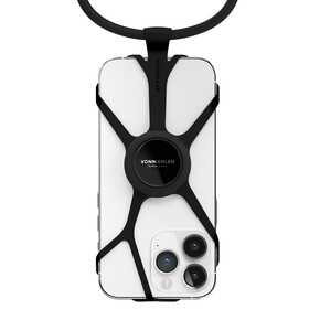 Sie sehen das Produkt Vonmählen Infinity Plus, universelle Handykette inkl. Fingerring, schwarz, Produktbild: 01 Vonmählen Infinity Plus, universelle Handykette inkl. Fingerring, schwarz
