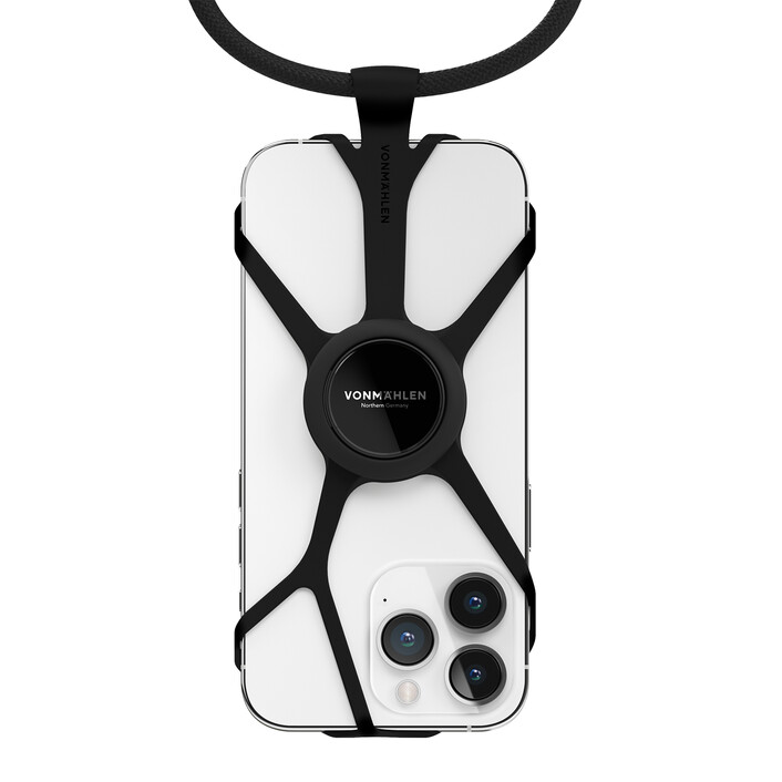 Vonmählen Infinity Plus, universelle Handykette inkl. Fingerring, schwarz