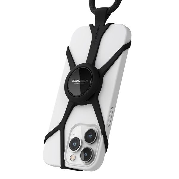 Vonmählen Infinity Plus, universelle Handykette inkl. Fingerring, schwarz