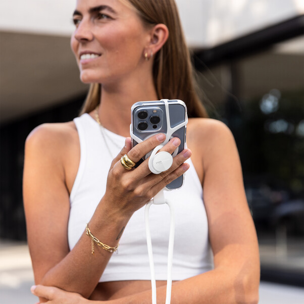 Vonmählen Infinity Plus, universelle Handykette inkl. Fingerring, schwarz