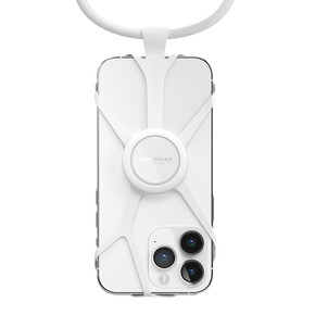 Sie sehen das Produkt Vonmählen Infinity Plus, universelle Handykette inkl. Fingerring, weiß, Produktbild: 01 Vonmählen Infinity Plus, universelle Handykette inkl. Fingerring, weiß