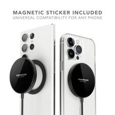 Sie sehen das Produktbild 05 von Vonmählen Aura Mini, magnetisches WL Charging Pad, schwarz Vonmählen Aura Mini, magnetisches WL Charging Pad, schwarz