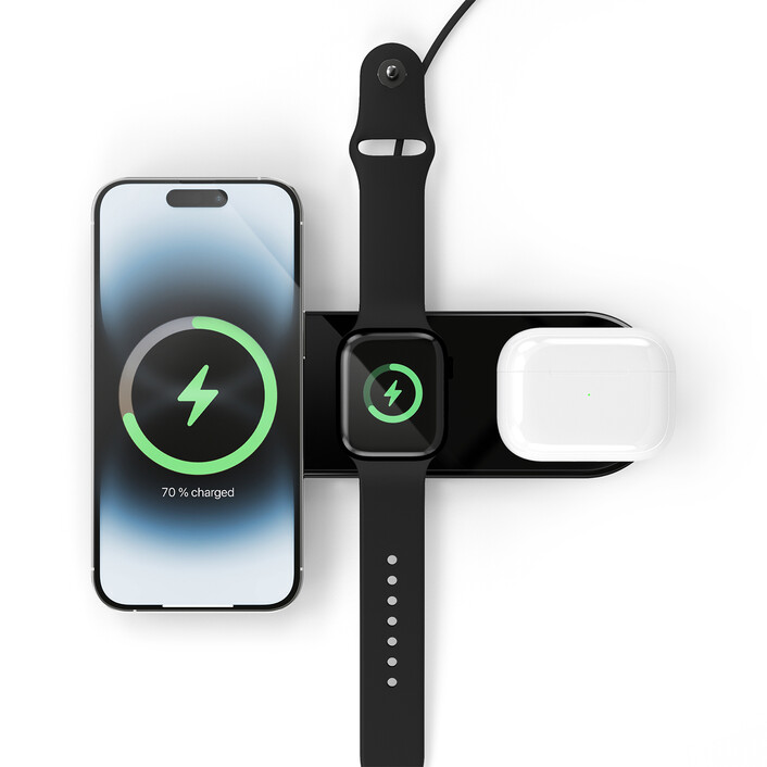 Vonmählen Aura Home, 3-in-1 WL Charging Station, schwarz
