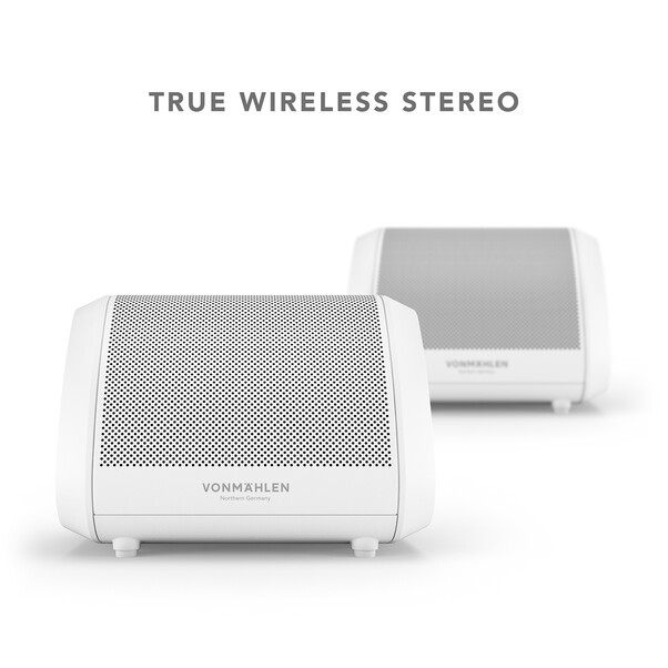 Vonmählen Air Beats Mini, BT Lautsprecher, weiß